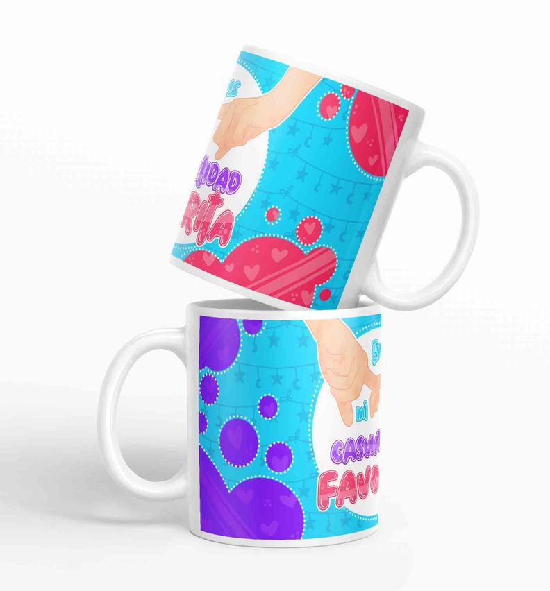 Taza Expresión de Amor- Eres mi casualidad Favorita  D5 (320ml)-0