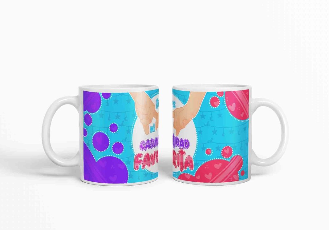 Taza Expresión de Amor- Eres mi casualidad Favorita  D5 (320ml)-2
