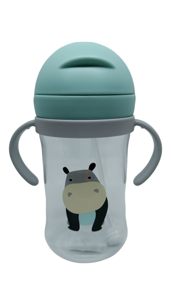 Vaso Antiderrame Con Bombilla Y Asas Para Bebé 350ml 6m+-0
