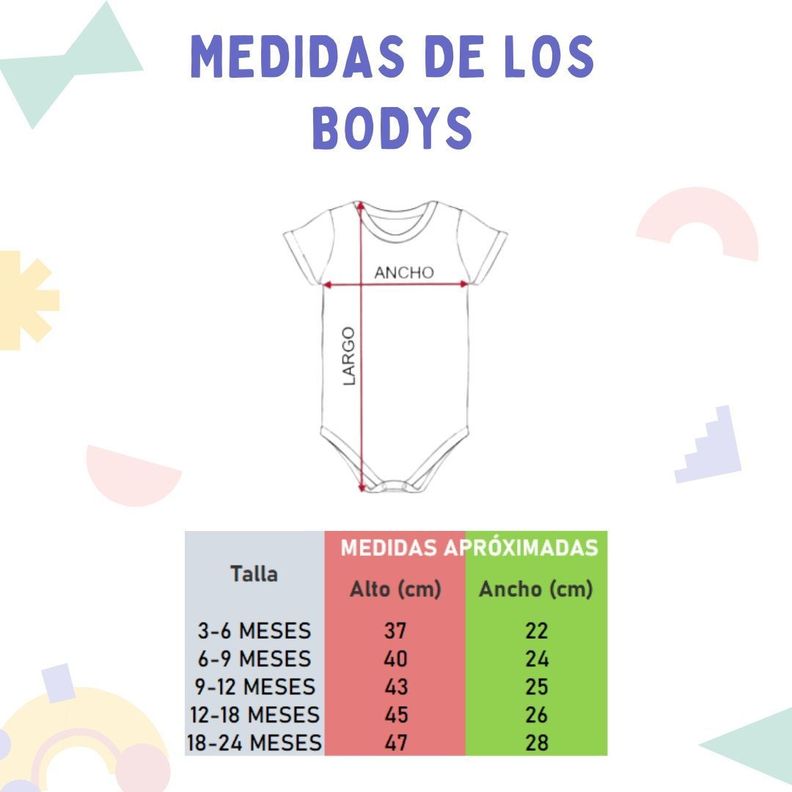 Set de Bodys Surtidos para Bebé Manga Corta Pack 5 - 100% Algodón-3