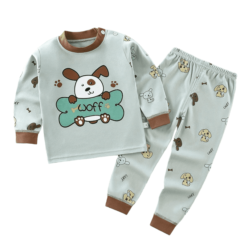 Pijama Perrito Para Niñas Y Bebés 100% Algodón Hipoalergénico-0