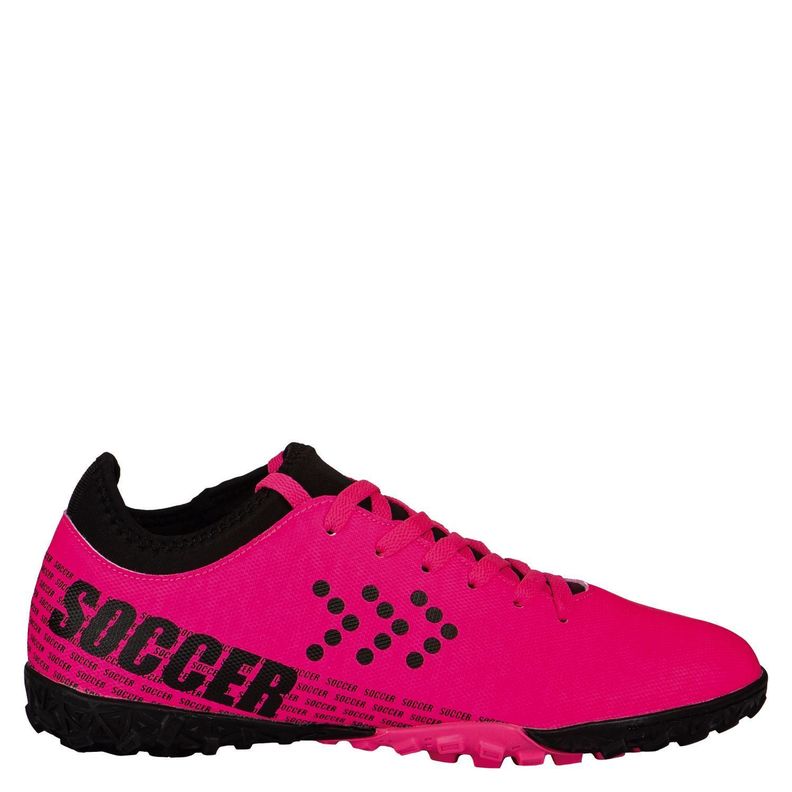 Zapato Baby Fútbol Color Fucsia black-1