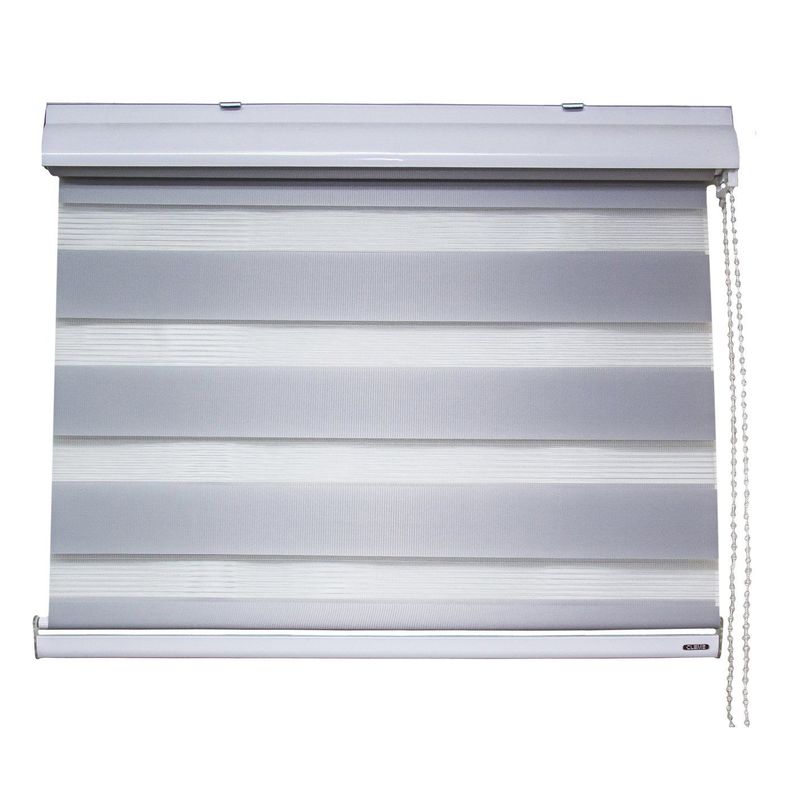 Cortina Roller Duo 060X180 Gris-0