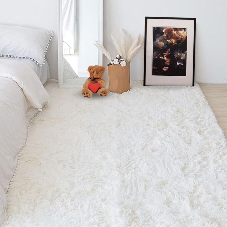 Alfombra Peluda Shaggy Crema 150x200 Clems-0