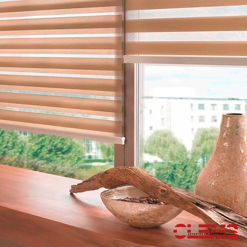 Cortina Roller Duo 180X160 Madera-4