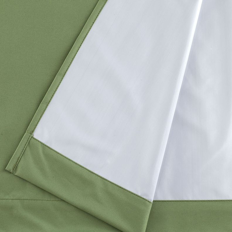 Pack 2 Cortina Tradicional 100% Blackout Verde-2
