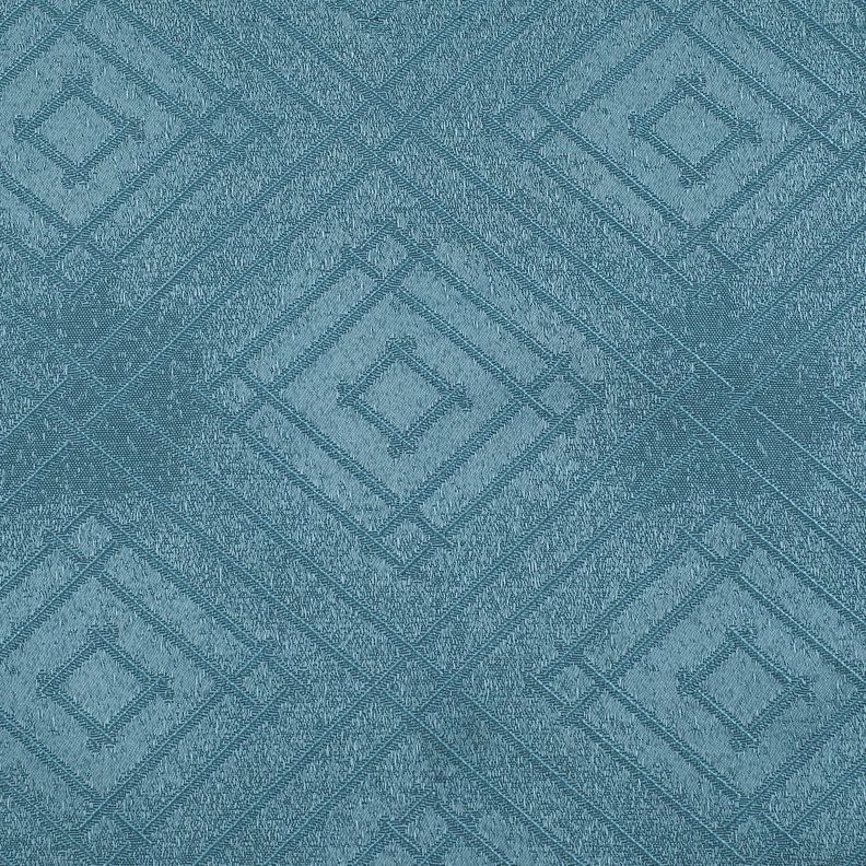 Cortina Tradicional 100% Blackout Geometrica Turquesa-2