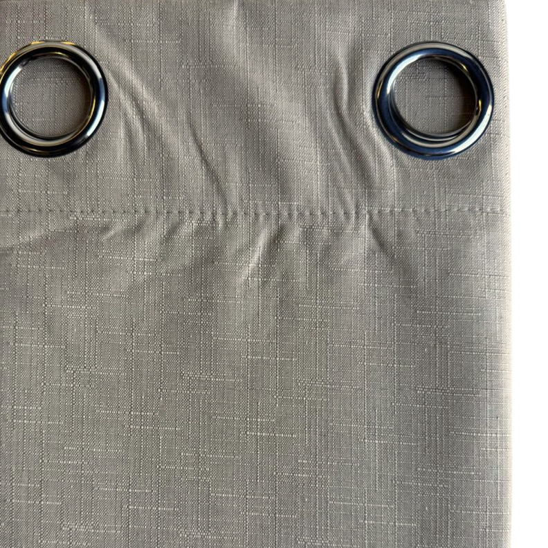 Pack 2 Cortina Jacquard Tradicional 140x225cm Beige-4
