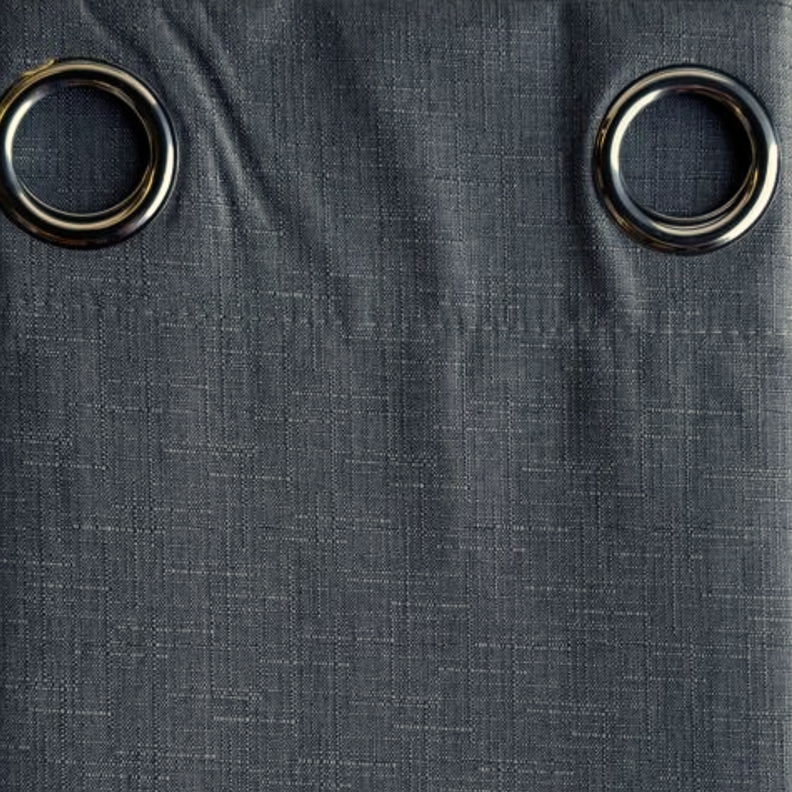 Pack 2 Cortina Jacquard Tradicional 140x225cm Gris Oscuro-2