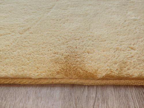 Alfombra Timmy Peluda Extra Suave Amarillo Gold 200x220-4