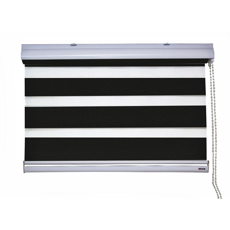Cortina Roller Duo 060X160 Negro-0