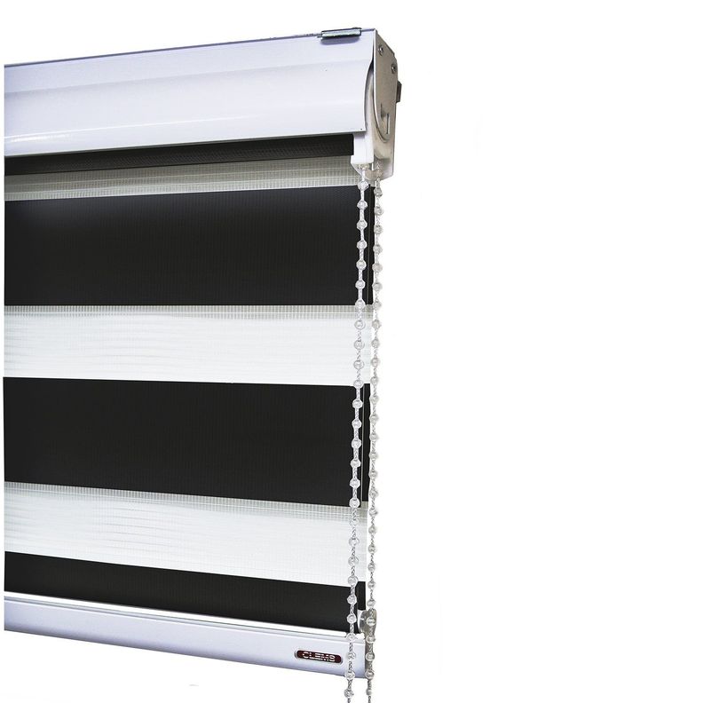 Cortina Roller Duo 060X160 Negro-1