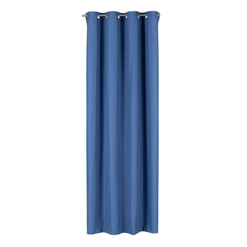 Cortina Tradicional 100% Blackout Azul-0