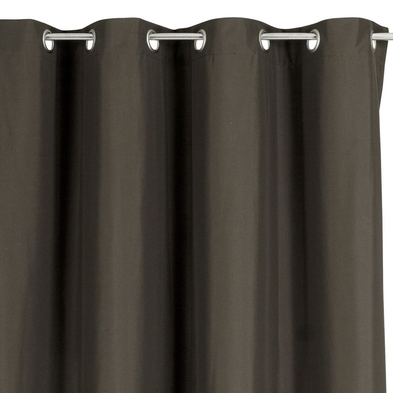 Pack 2 Cortina Tradicional 100% Blackout Cafe Oscuro-1