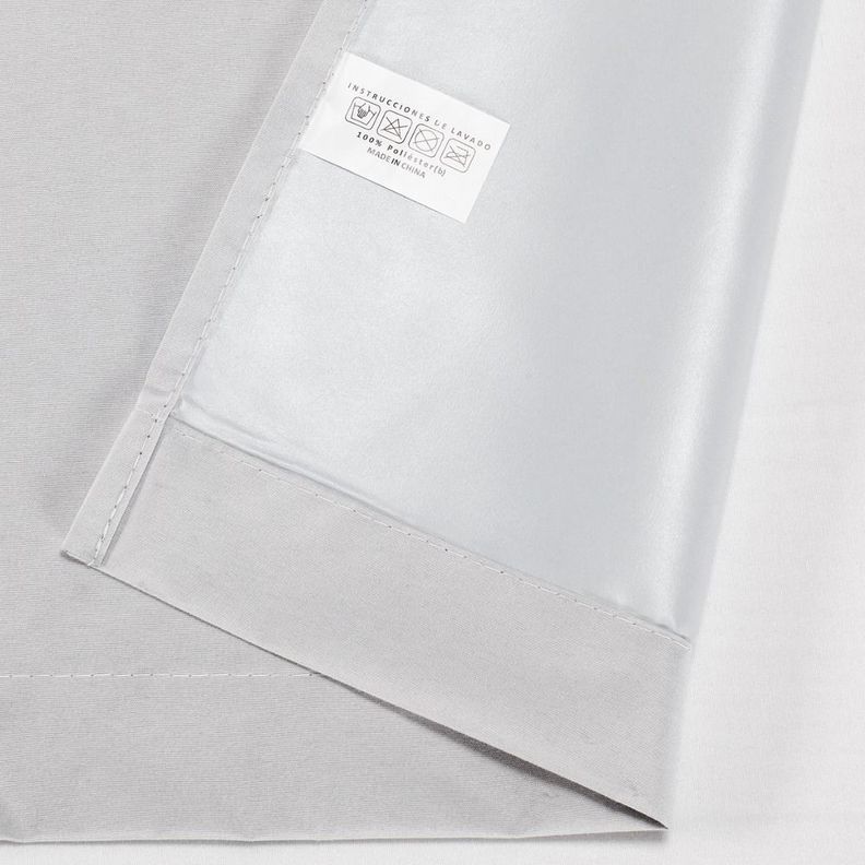 Pack 2 Cortina Tradicional 100% Blackout Blanco-1