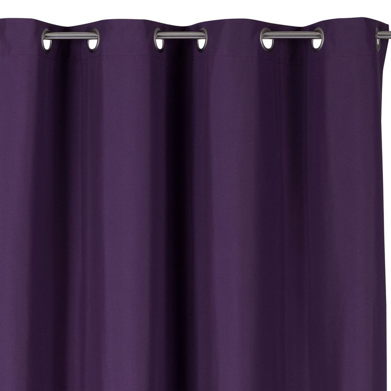 Pack 2 Cortina Tradicional 100% Blackout Morado-1