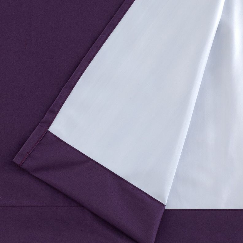 Pack 2 Cortina Tradicional 100% Blackout Morado-2