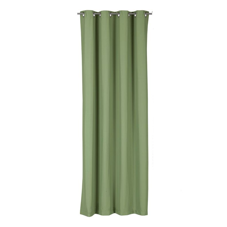 Cortina Tradicional 100% Blackout Verde-0