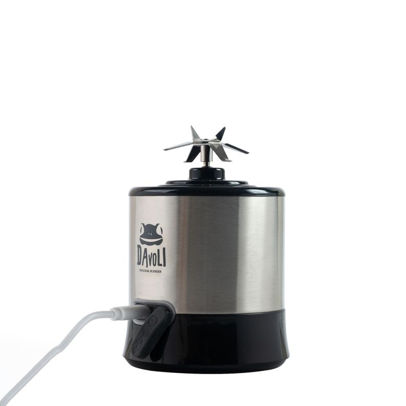 Licuadora Personal Portátil Davoli Ferro Plateada-6