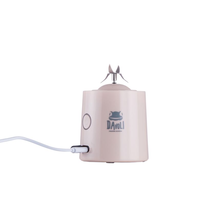 Licuadora Personal Portátil Davoli Vaso de Tritán Rosada -1