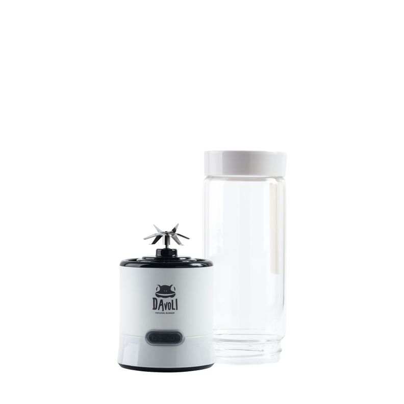 Licuadora Personal Portátil Davoli Ferro Blanca -3