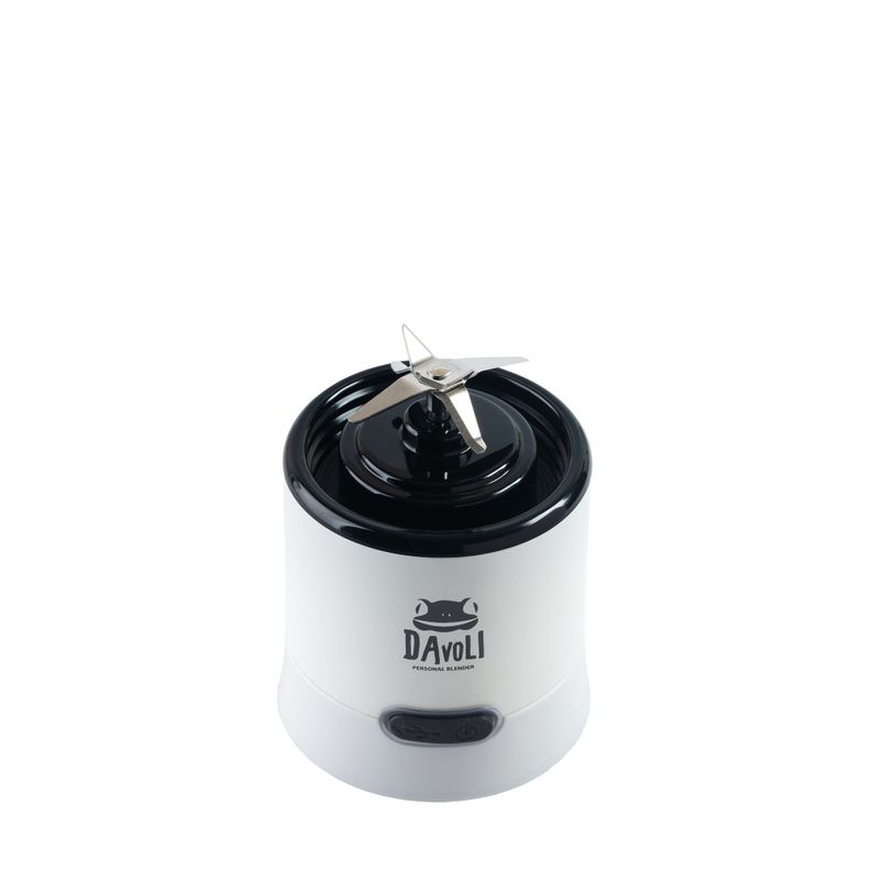 Licuadora Personal Portátil Davoli Ferro Blanca -6