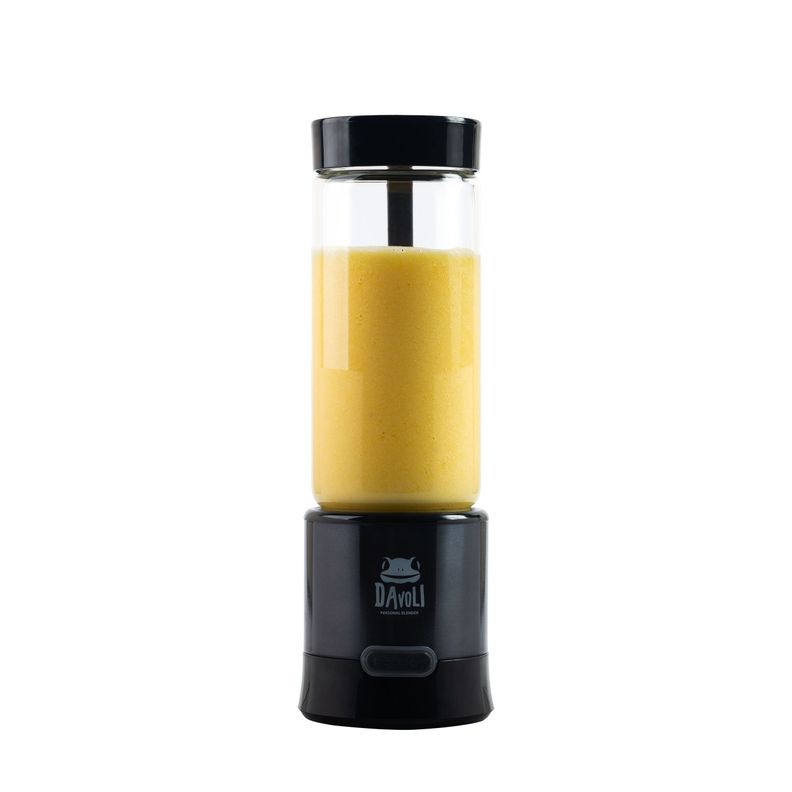 Licuadora personal portátil Davoli Ferro Negra-2