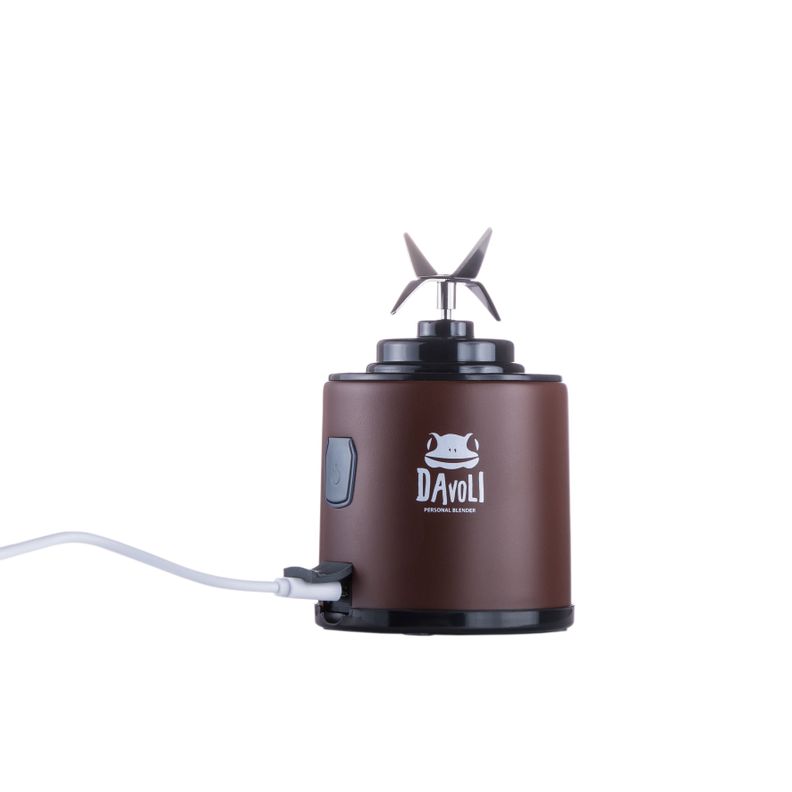 Licuadora Personal Portátil Davoli S-Pow Vaso de Vidrio Cáfe -1