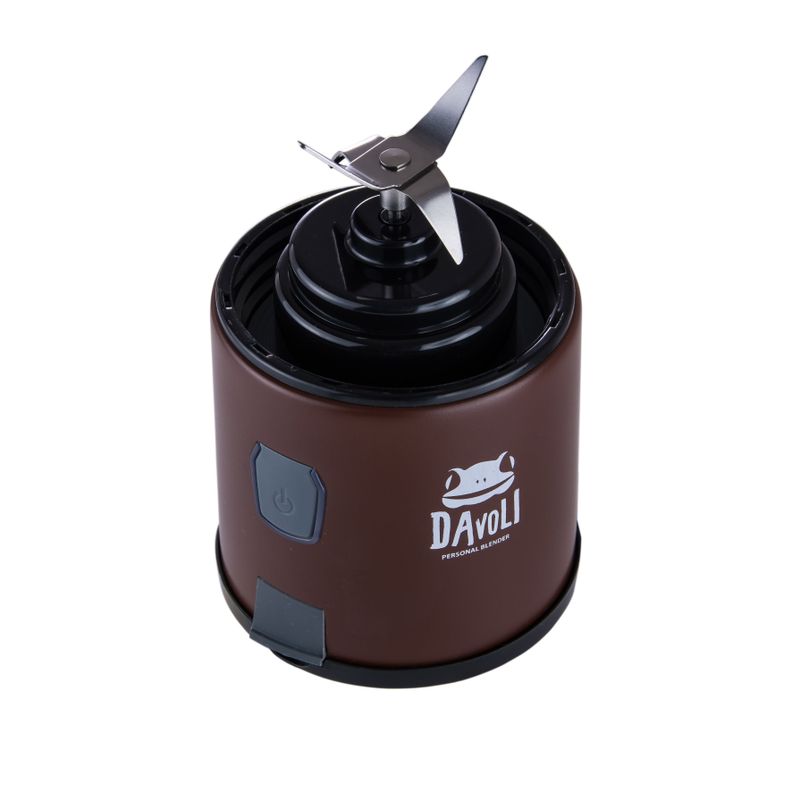 Licuadora Personal Portátil Davoli S-Pow Vaso de Vidrio Cáfe -2
