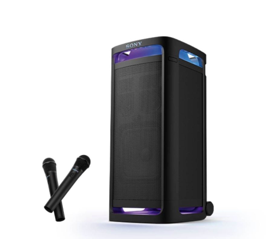 Combo Karaoke ULT Tower 9 AC sin bater a ULT Mic Negro