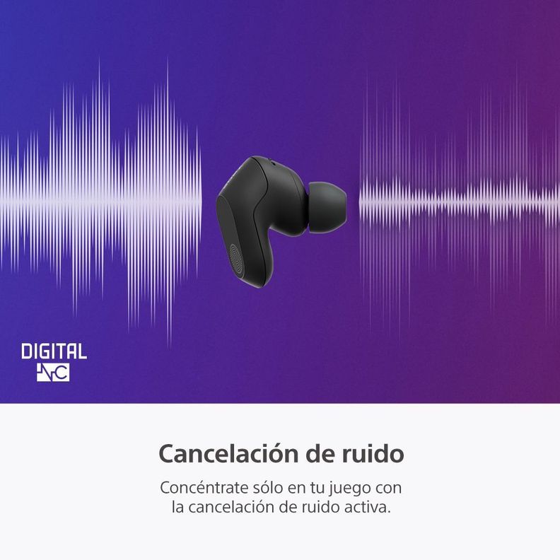 Audífonos “True Wireless” inalámbricos con Noise Cancelling para juegos INZONE Buds-3