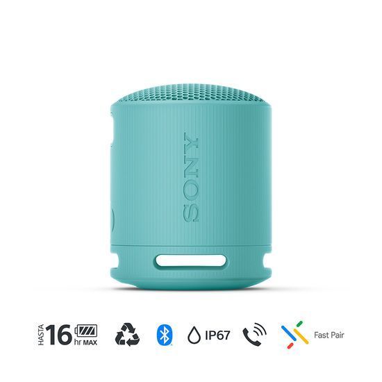 Parlante inalámbrico portátil XB100 Azul-1