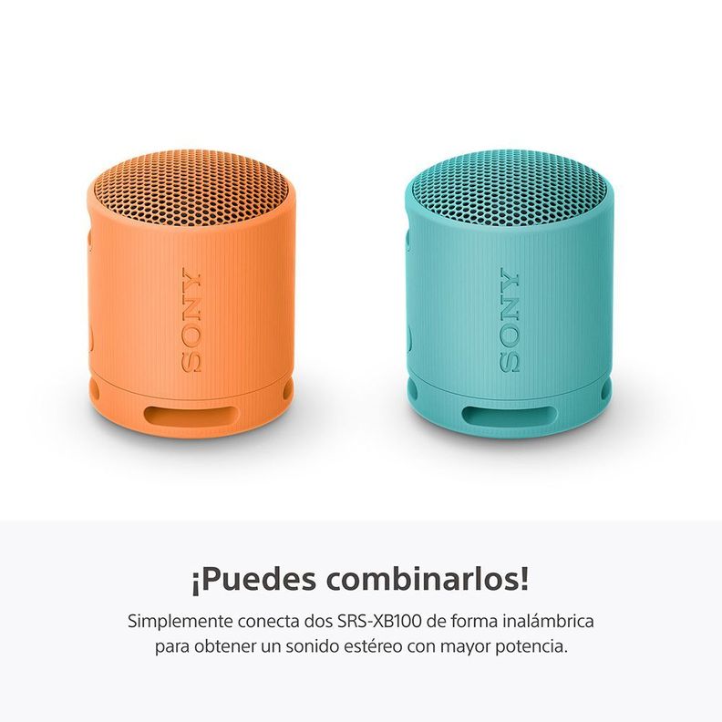 Parlante inalámbrico portátil XB100 Azul-3