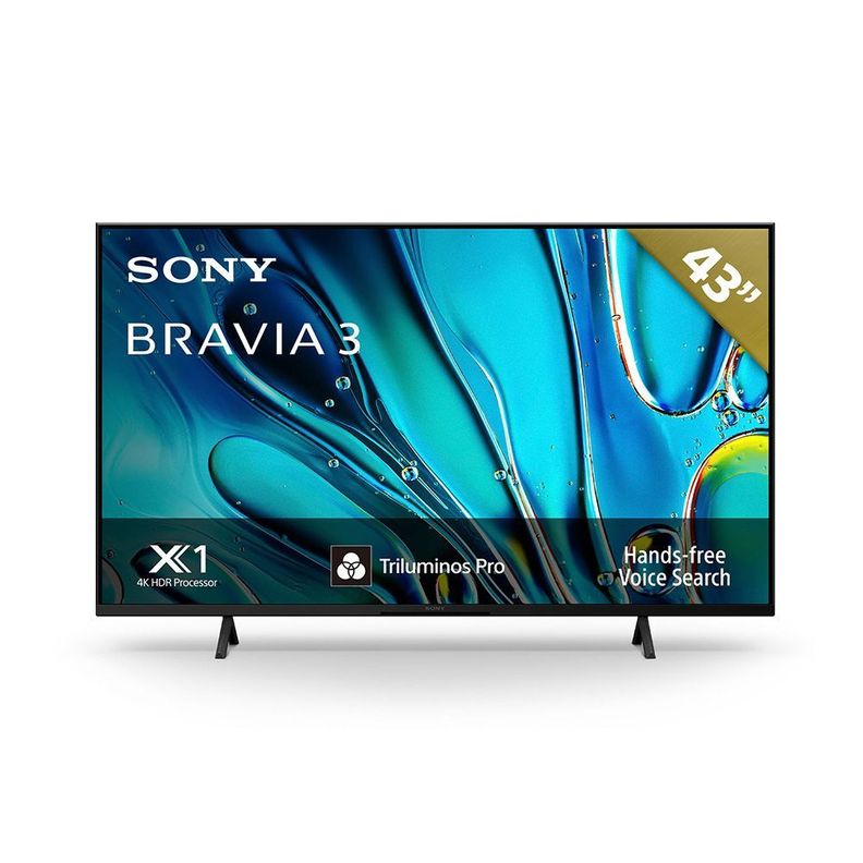 Led smart TV 43" BRAVIA 3 4K HDR K-43S30 -0