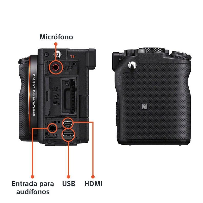 Cámara Profesional ILCE-7C Negro-3