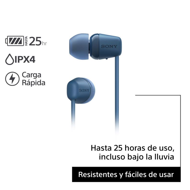 Audífonos internos inalámbricos WI-C100 Azul-2