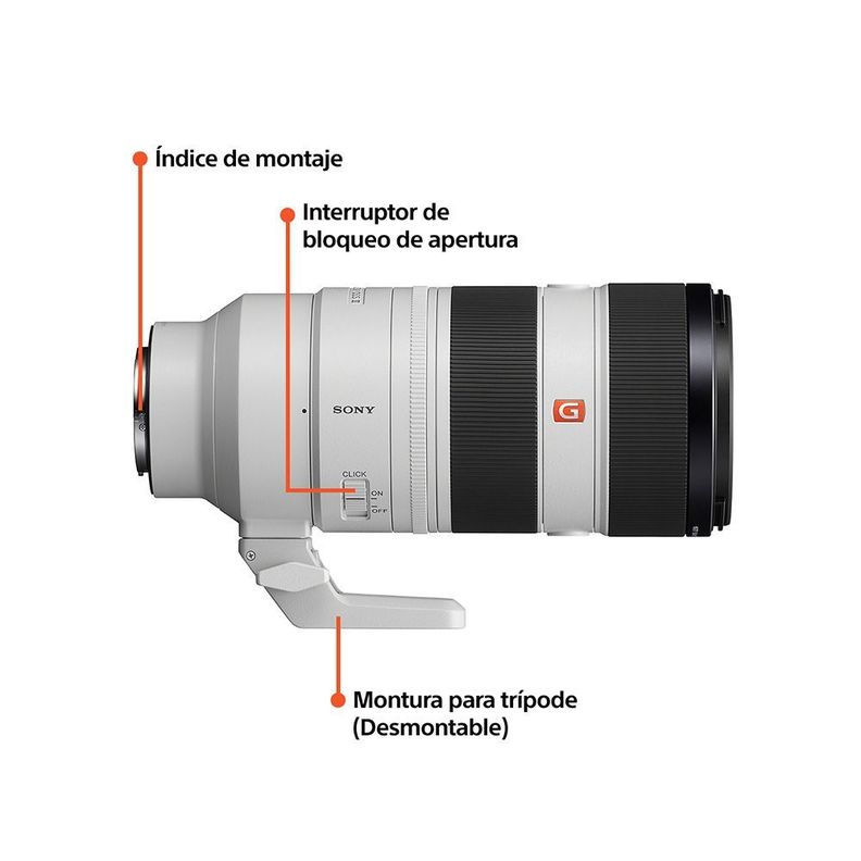 Lente FE 70-200 mm F2.8 GM-4