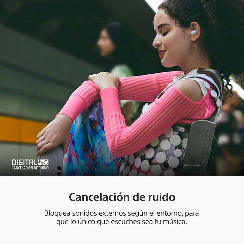Audífonos inalámbricos con noise canceling LinkBuds Fit Blanco-2