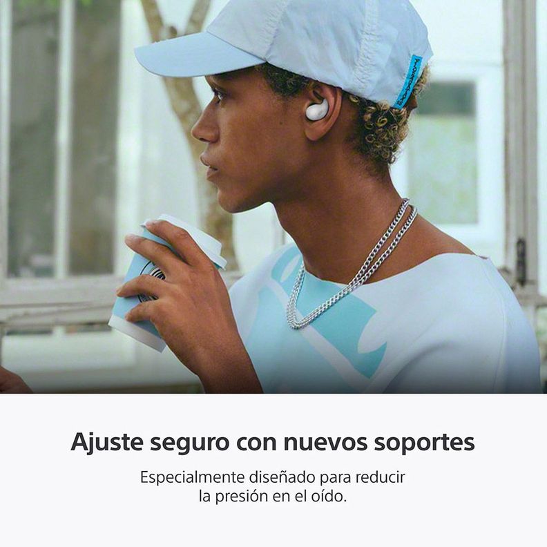 Audífonos inalámbricos con noise canceling LinkBuds Fit Blanco-7