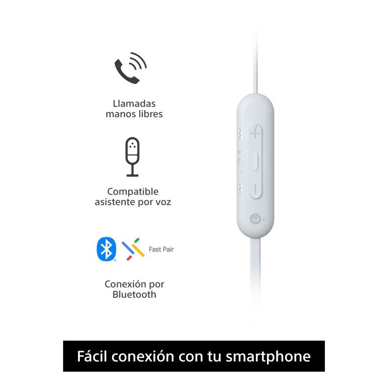 Audífonos internos inalámbricos WI-C100 Blanco-1