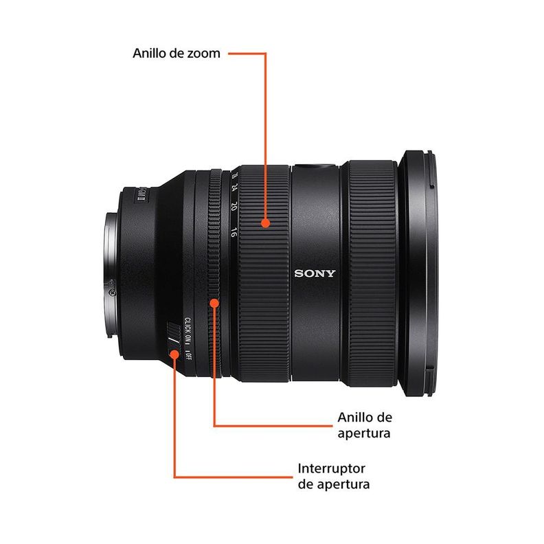 Lente Zoom Gran Angular SEL1635GM2-3