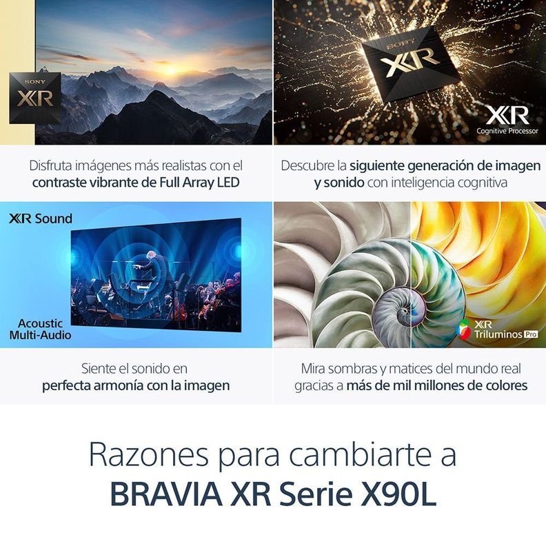 LED 4K 55" Ultra HDR Google TV XR-55X90L-4