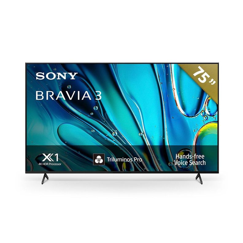 Led smart TV 75" BRAVIA 3 4K HDR K-75S30 -0
