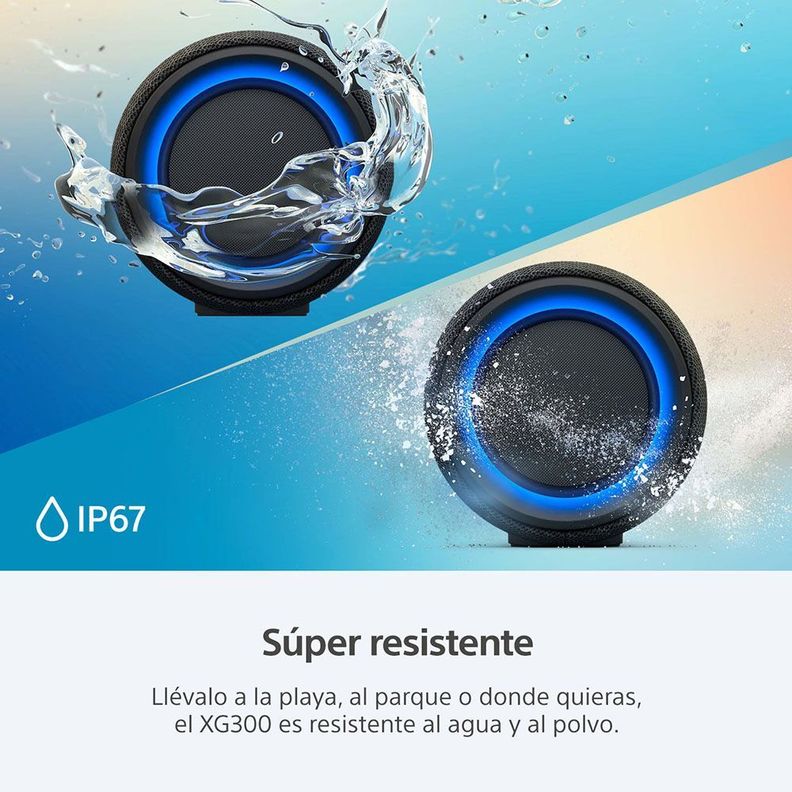 Parlante inalámbrico portátil XG300 de la serie X Gris-4