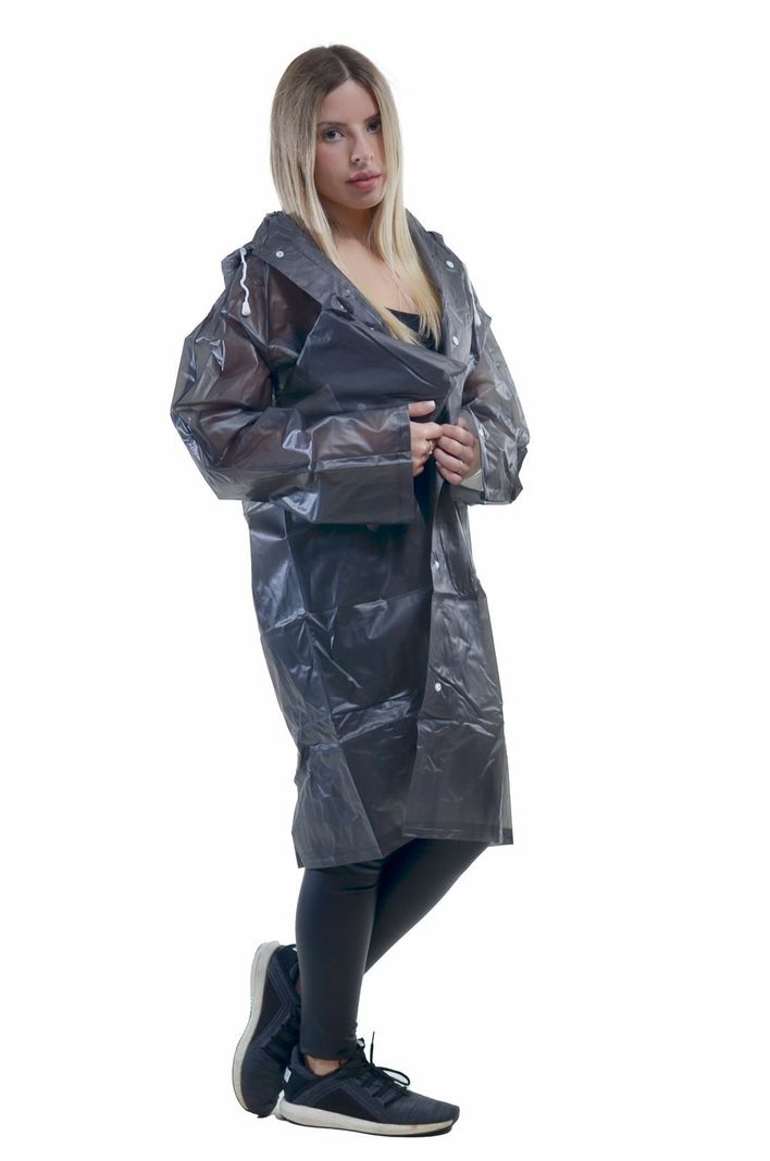 Impermeable Mujer Negro-0