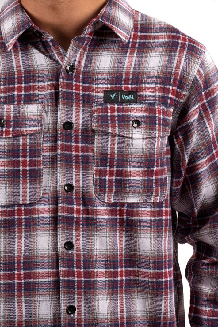 Camisa Leñadora roja Local crew-3