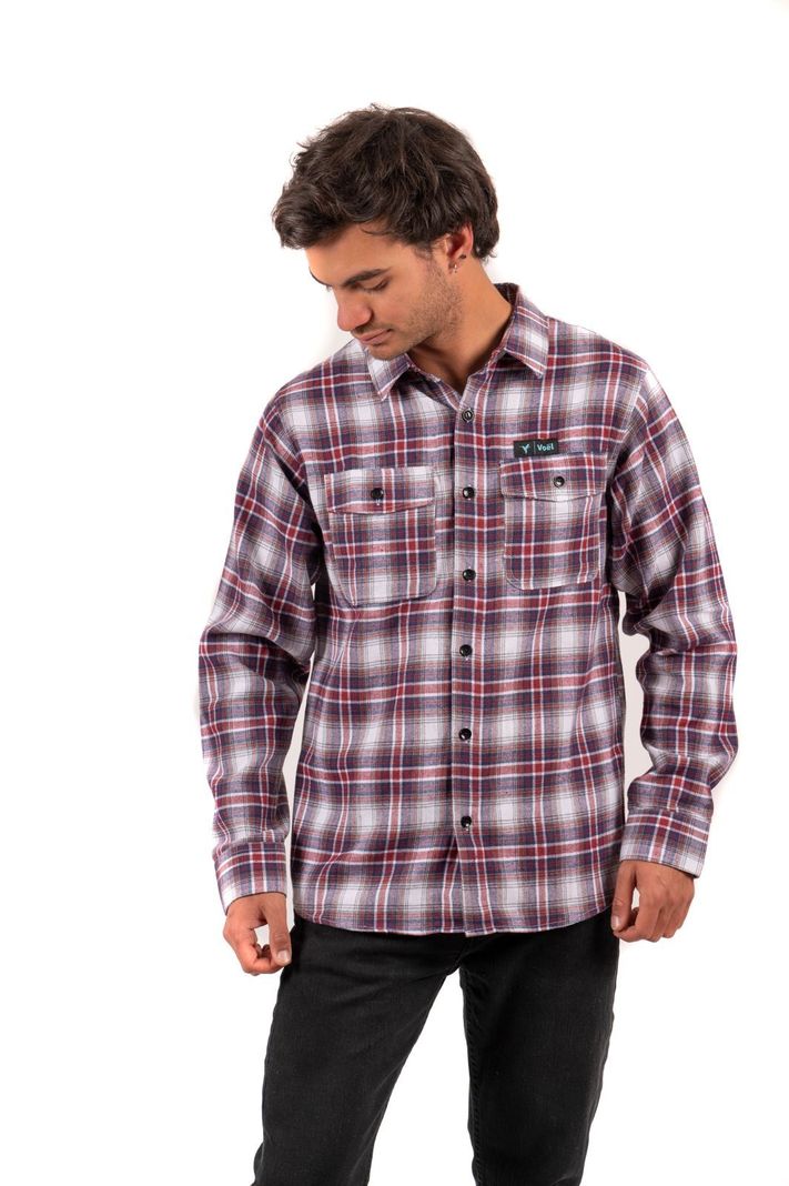 Camisa Leñadora roja Local crew-1