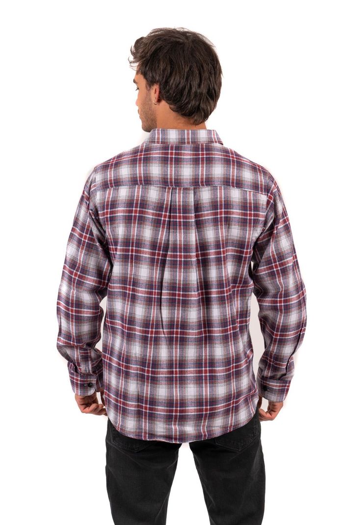 Camisa Leñadora roja Local crew-4