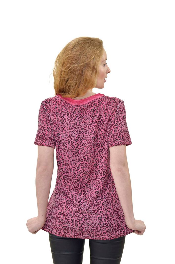 Polera animal colores fucsia Alexandra Cid-2