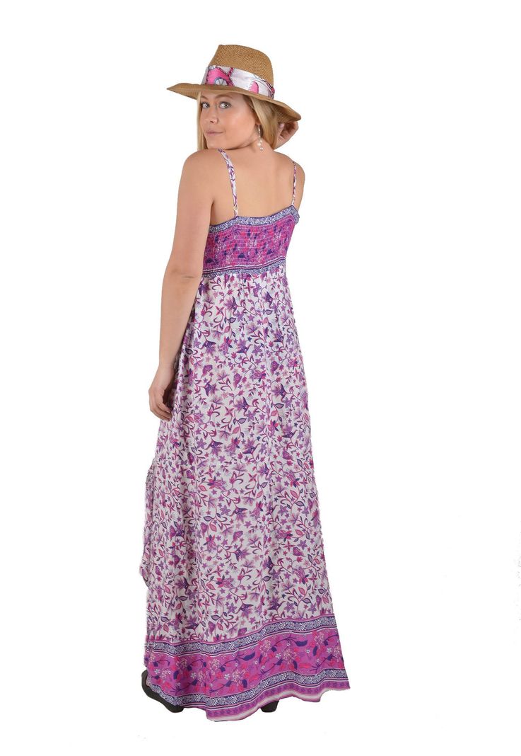 Vestido Vuelos Ruedo Fucsia Alexandra Cid-2